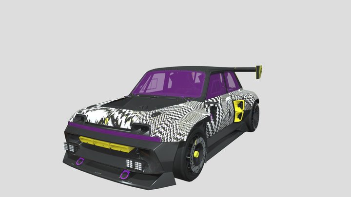 renault r5 turbo 3e – Modello 3D gratuito STL