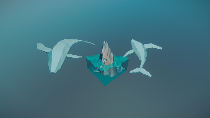 Whales 3D Model