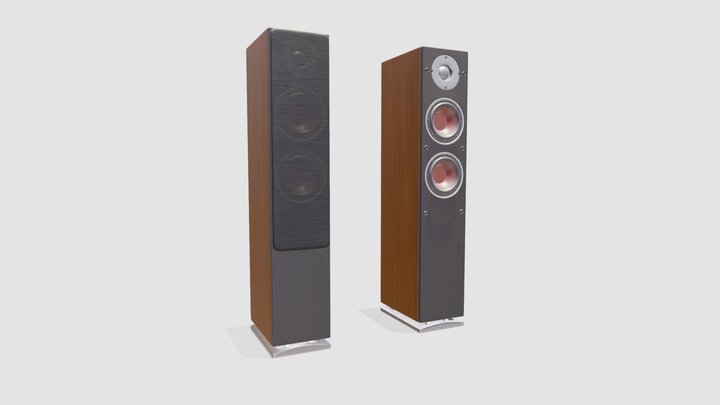 Dali Oberon 5 Floorstanding Speakers 3D Model