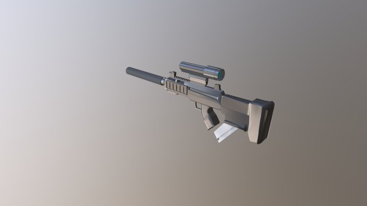 Quick weapon render 3D Model