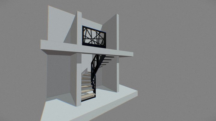 escalier 3D Model