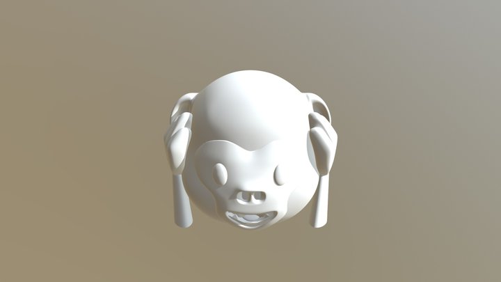 Hear No Evil 3D Model