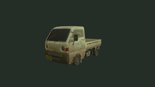 Japanese Mini Truck 3D Model