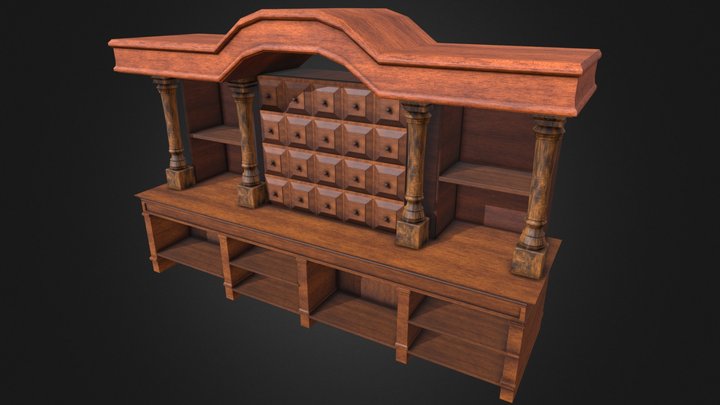 Mueble Victoriano / Victorian Furniture 3D Model