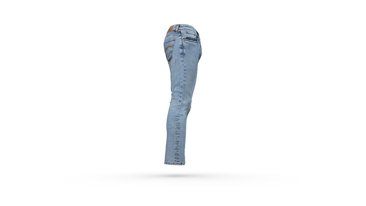 O2 Jeans 3D Model