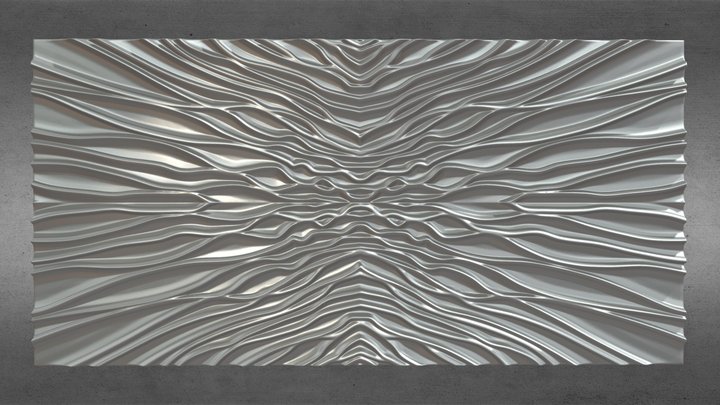 Big Wave Pannel 2023 MD 3D Model