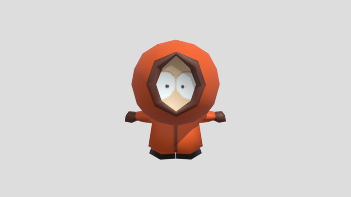 Kenny McCormick (South Park N64) – Free 3D Model STL