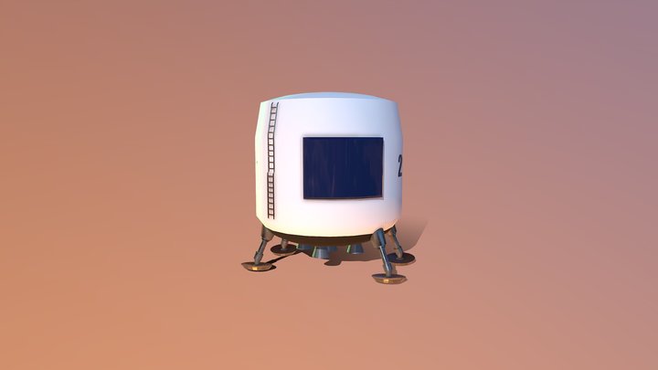 HAB Model for MiDAS AR Mars Project 3D Model