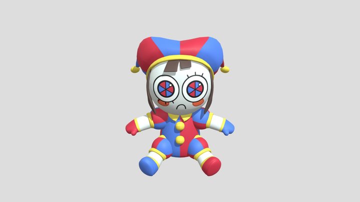 Pomni_plushie 3D Model