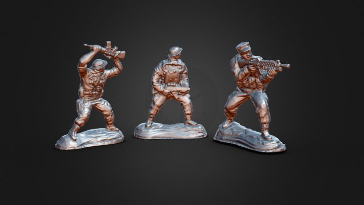 Toy Soldiers 3D Models for Printing 3D Model