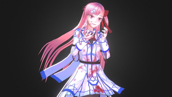 Negev - Girls' Frontline 3D model 3D Model