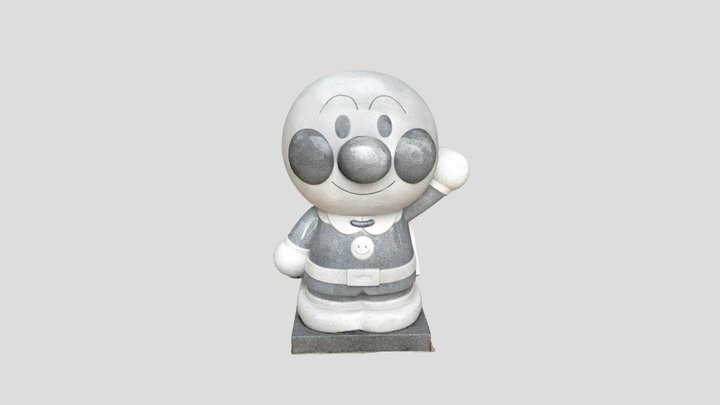 Anpanman Statue 3D Model