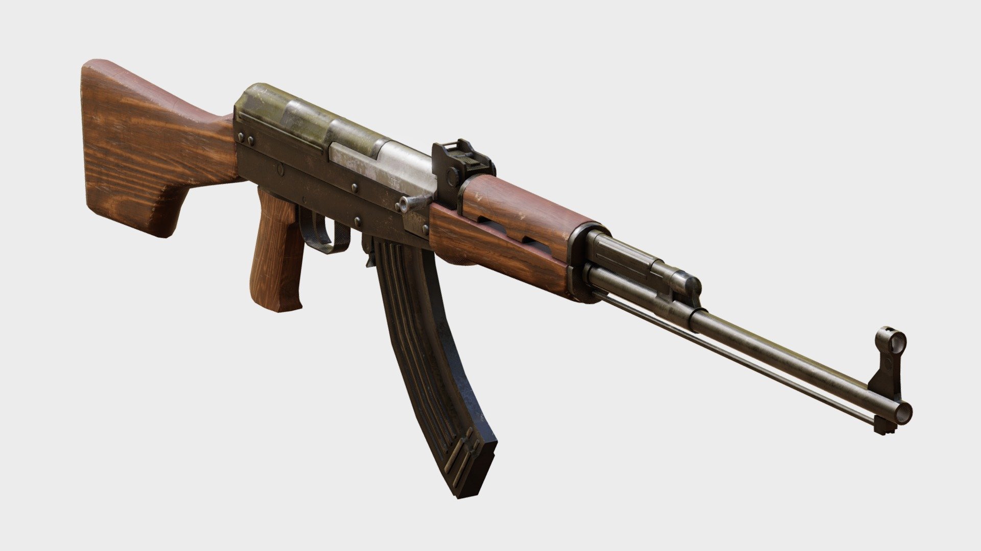Type 81 assault rifle - Download Free 3D model by SpatialNeglect
