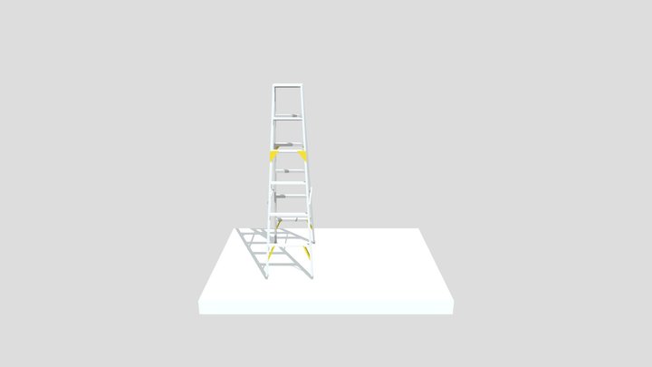 The Aluminium Ladder By mRN 3D Model