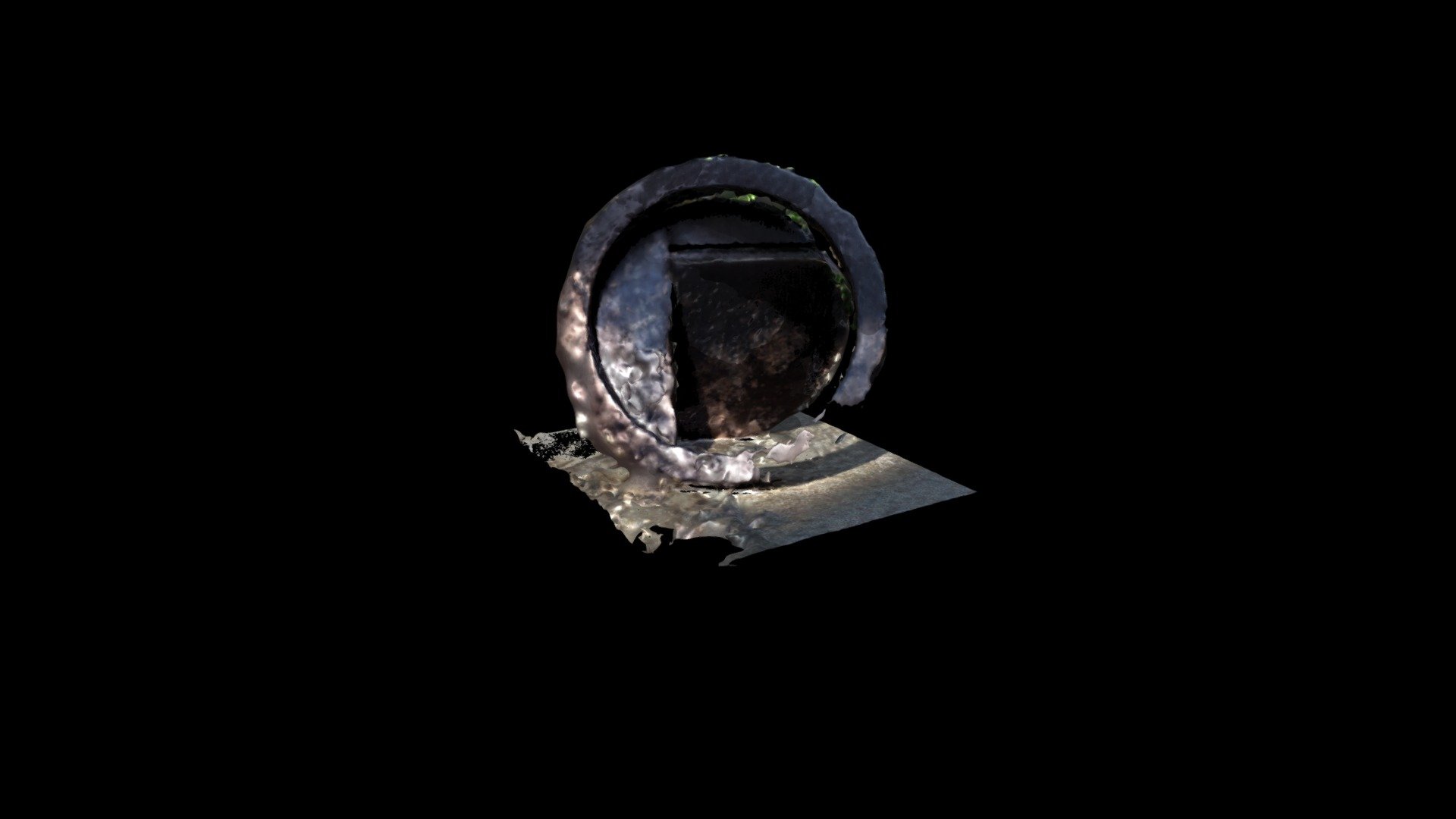 Benton F., "Folded Circle Ring Split, Phase II"