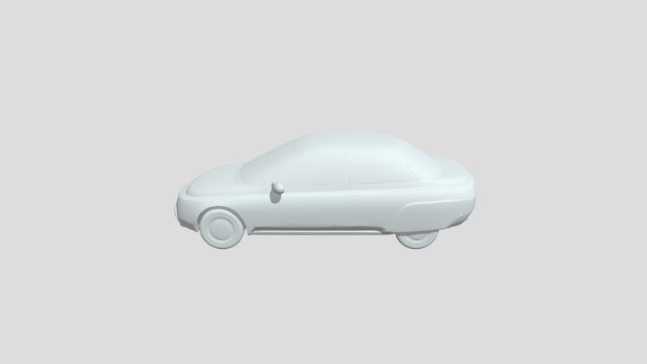 Honda FSR Concept scale 1-80 for 3D-printing