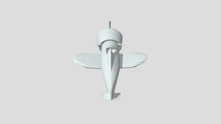 Cubukcu_ Teoman_ Game Art Plane 3D Model
