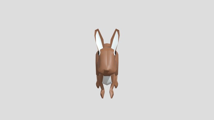 Rabbit low poly 3D Model
