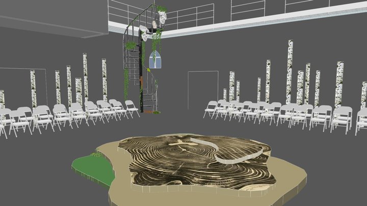 Into the Woods Sketchup CAD #1 3D Model