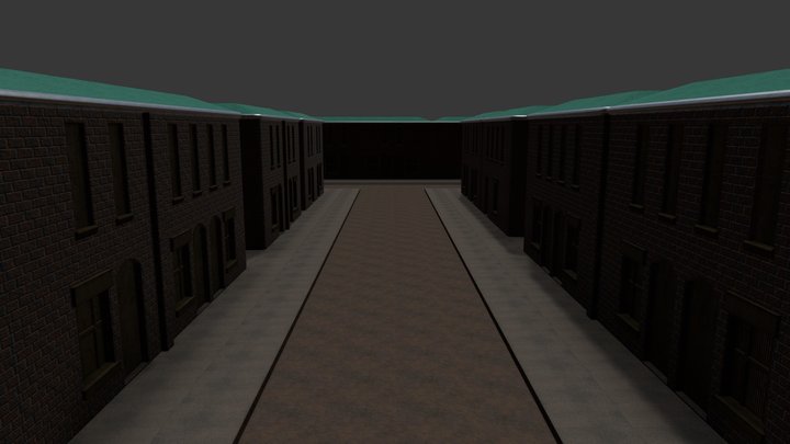 [FAN ART] Peaky Blinders Street | Modular style. 3D Model