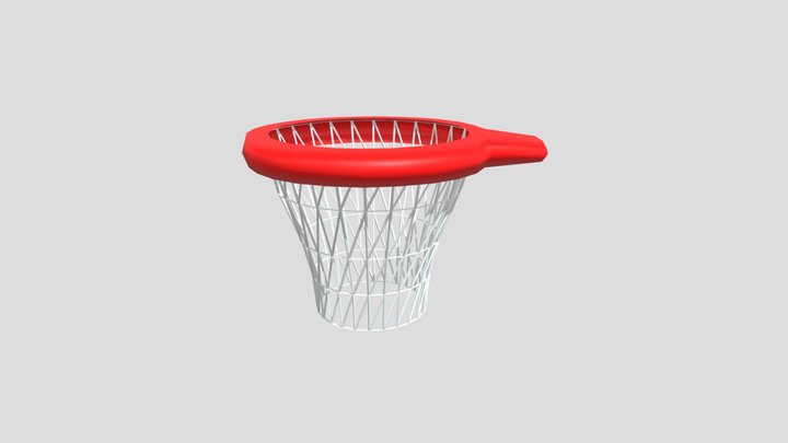 Basketball Hoop PBR 3D Model - 3D Models World