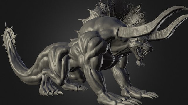 BEHEMOTH-FINAL FANTASY 3D Model