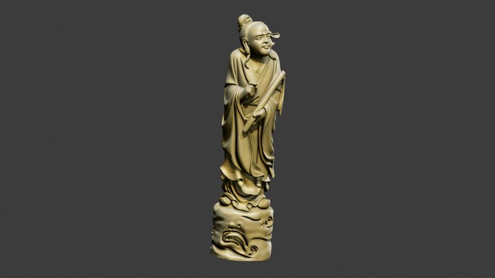 Traditional Sculpture#2 3D Model