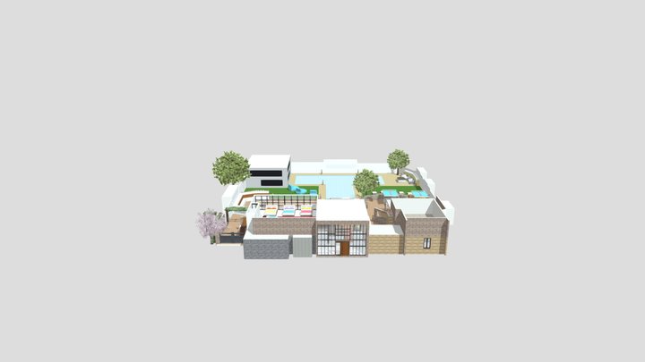 Love-island-villa 3D Model