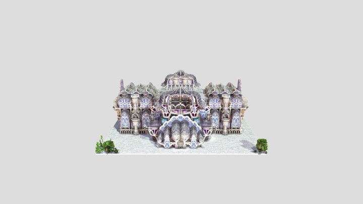 Chateau De Verre - A Minecraft Castle 3D Model