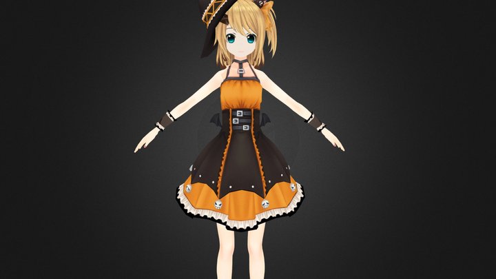 Halloween Akio 3D Model