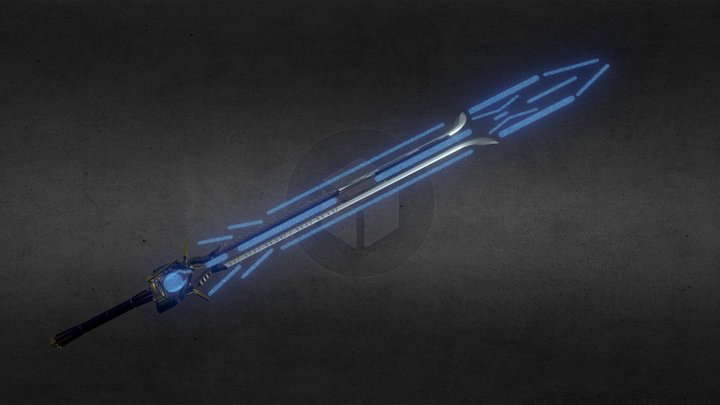 SCI-FI sword 3D Model