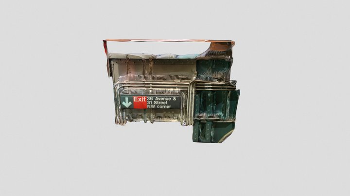 Subway Station 3D Model
