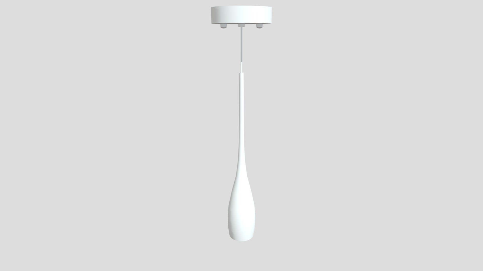 Waterdrop pendant Light-White — Sketchfab embed 3D viewer