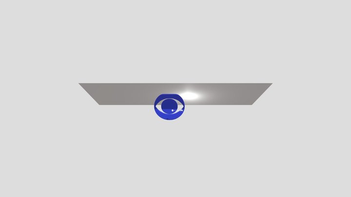 CBS Paramount Television Logo (2006) Remake – Free 3D Model STL