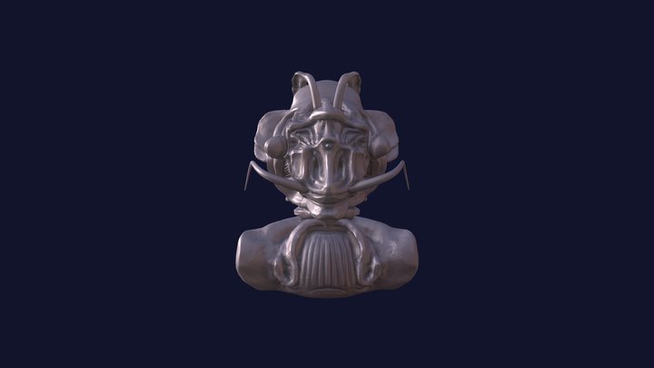 PrawnMan bust 3D Model