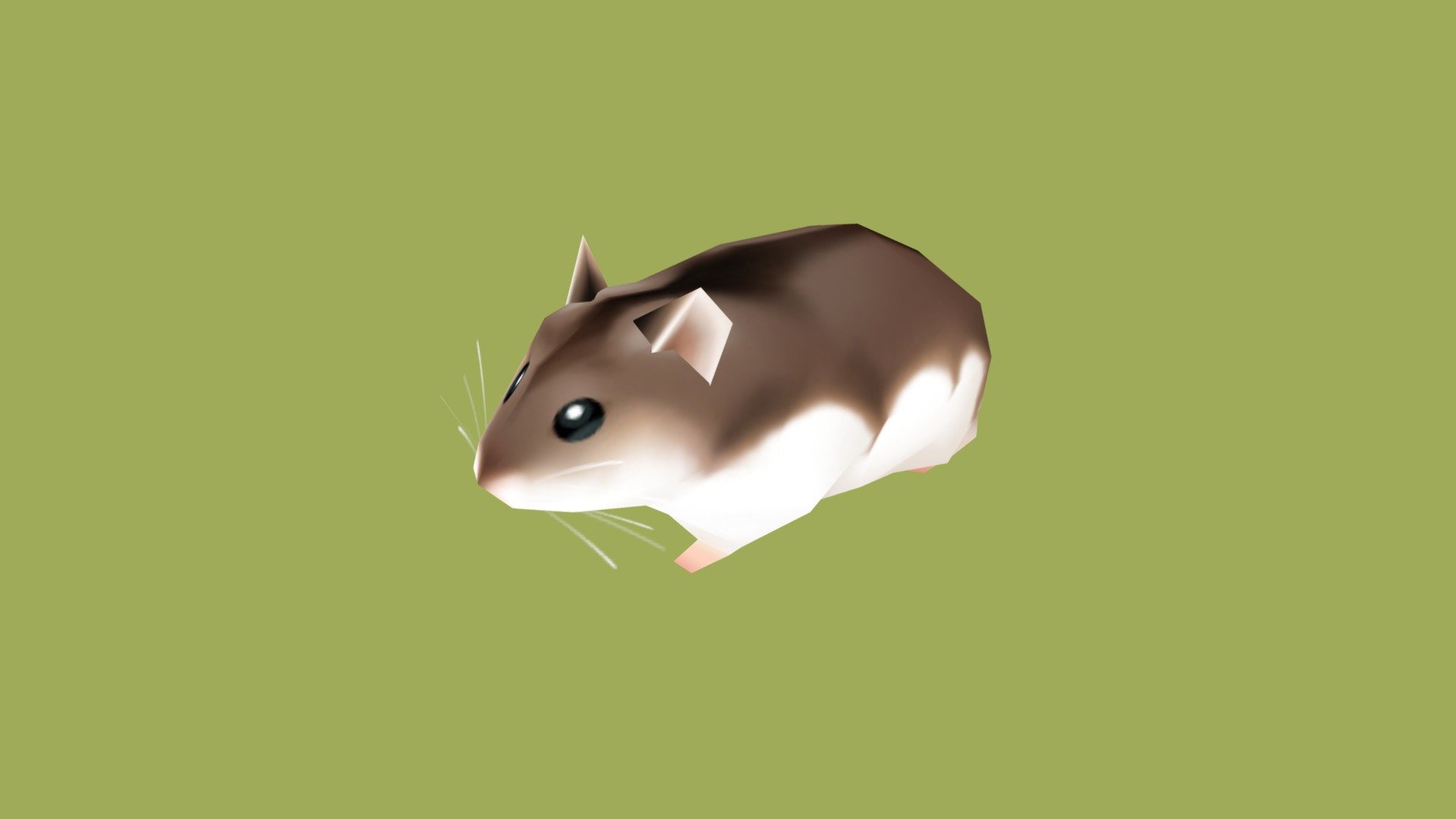 Low-poly hamster - 3D model by SonarPic [d5e4659] - Sketchfab