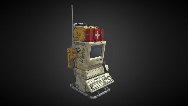 Camper's Computer Cargo 3D Model