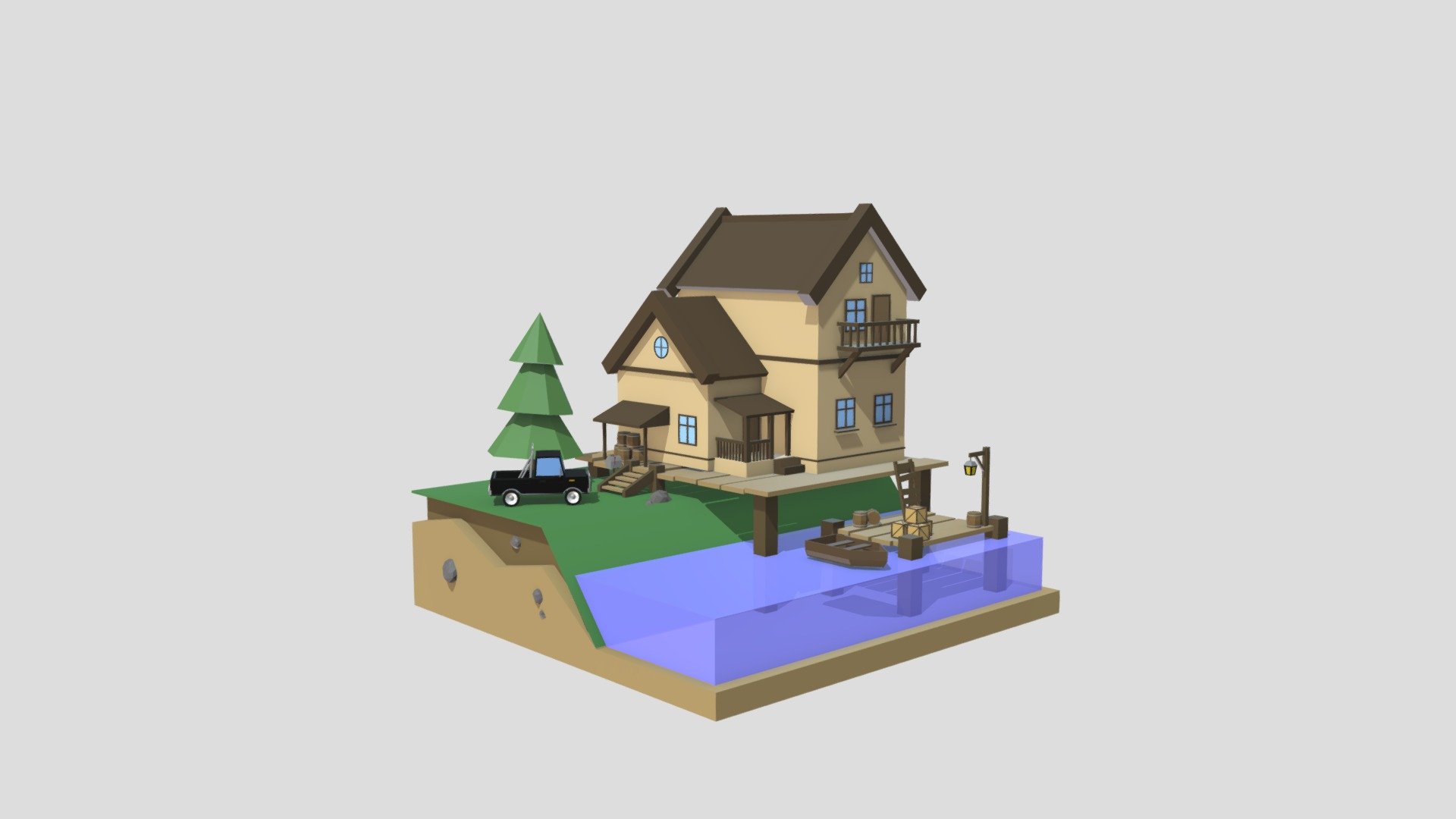 Lowpoly House