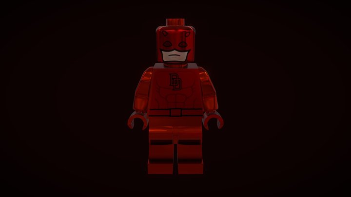 Lego Daredevil 3D Model