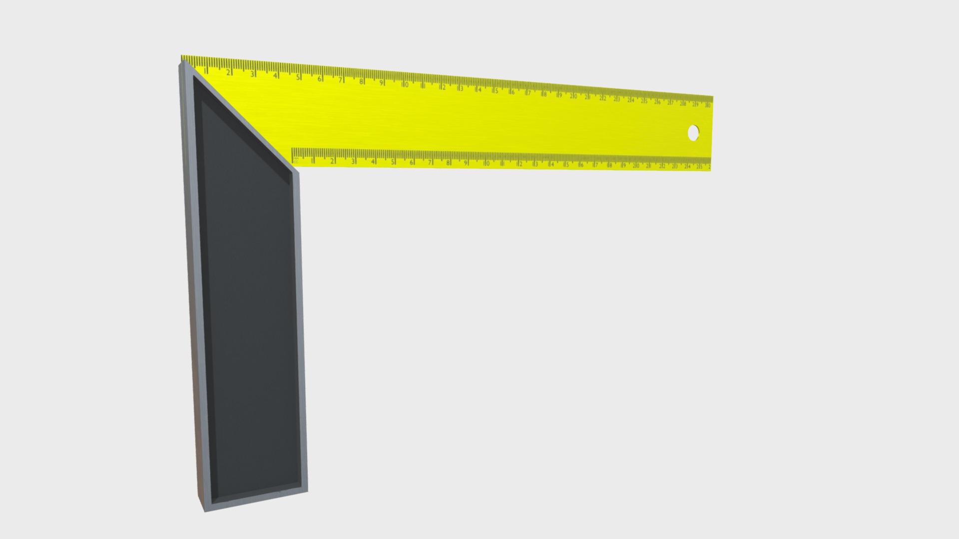 3D model Try square - This is a 3D model of the Try square. The 3D model is about shape.