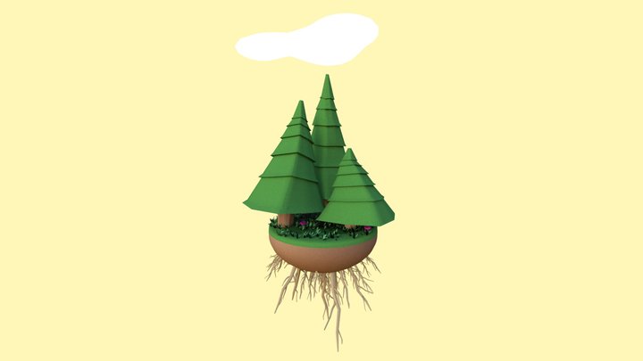Miniature Forest II 3D Model