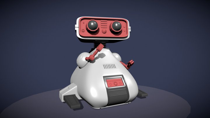 Vintage Tomy Robot 3D Model