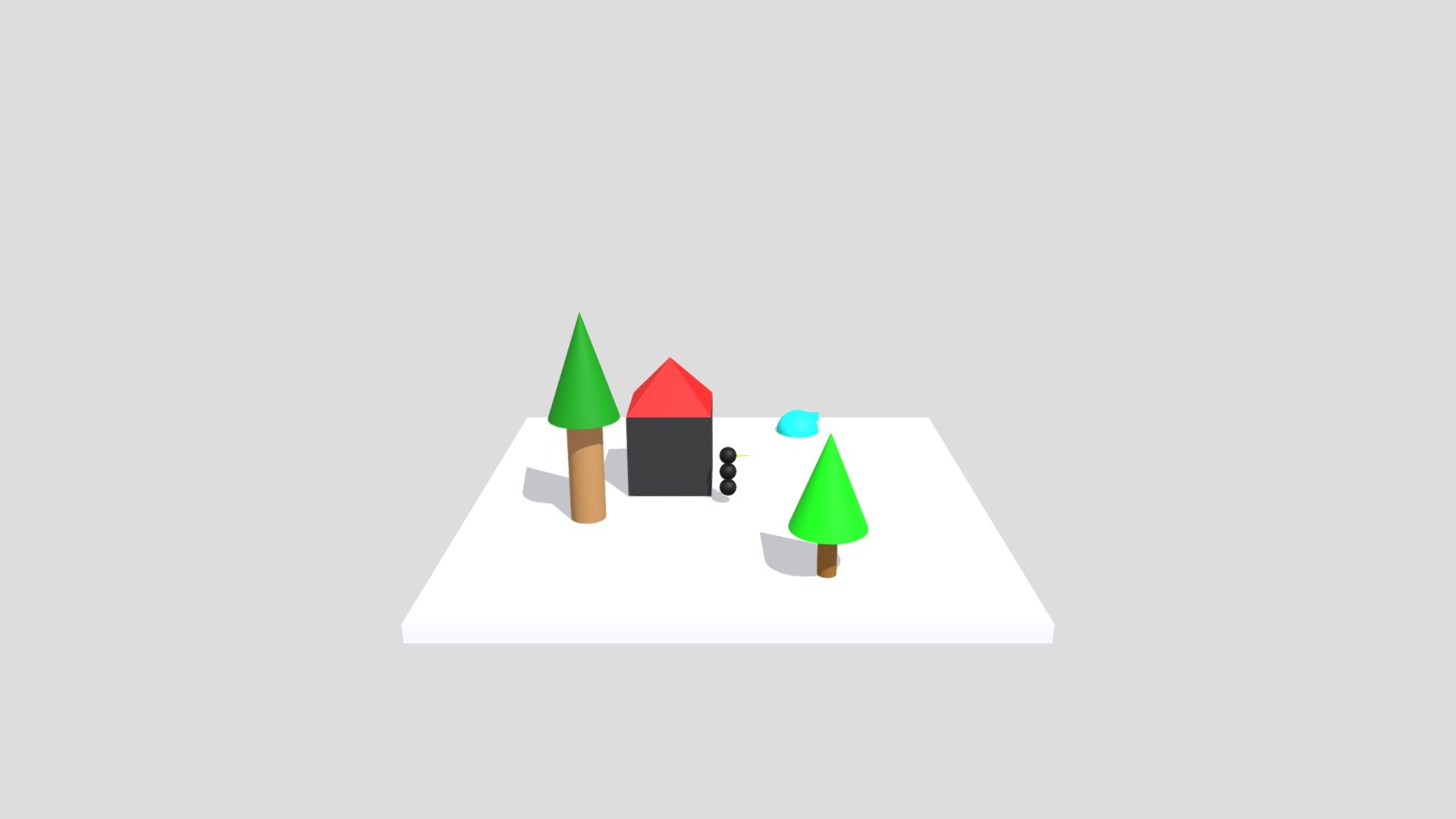 Winterlandschaft — Sketchfab embed 3D viewer