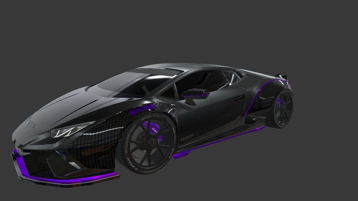 Huracan Falcon 3D Model