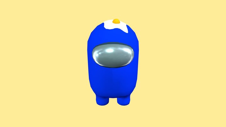 Among Us Egg 3D Model