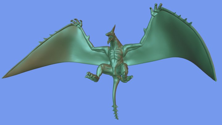 Flying Lizard 3D Model