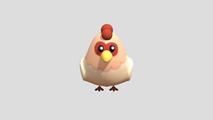 3D Chicken Model 3D Model
