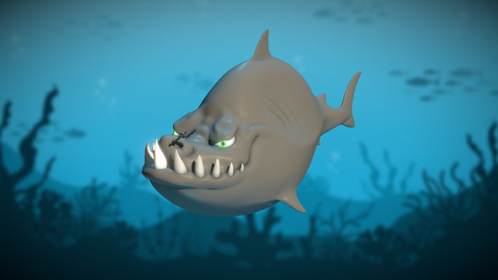 Boris the Shark 3D Model