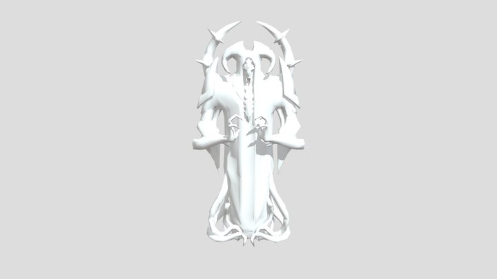 Doom Eternal - Estatua De Culto Maykr 3D Model