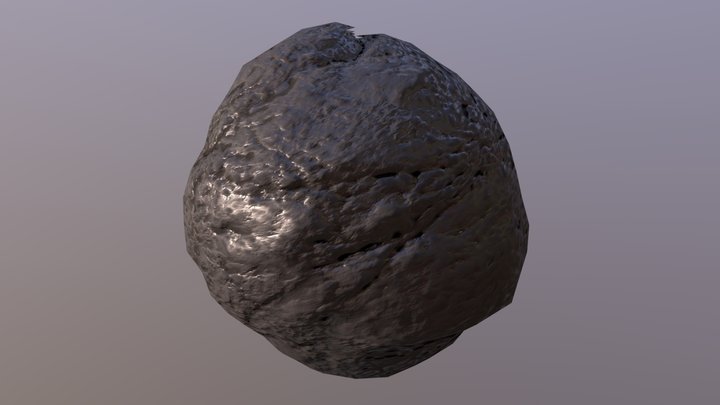 Crazy Bump Texture on Sphere 3D Model
